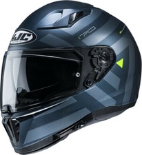 CASCO HELMET CAPACETE MOTO INTEGRALE HJC I70 WATU BLU GRIGIO OPACO GREY BLU TG M comprar usado  Enviando para Brazil