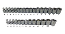 NOVO Craftsman 30 peças 3/8" unidade SAE e métrica 6pt EZ conjunto de soquete raso leitura comprar usado  Enviando para Brazil