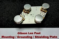 Placa de controle de blindagem e aterramento Gibson Les Paul - Metal resistente comprar usado  Enviando para Brazil