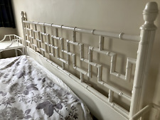 White wooden headboard for sale  CRANBROOK