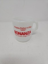 Caneca Bonanza Vintage Vidro Leitoso Feliz Dia dos Pais 1990 comprar usado  Enviando para Brazil