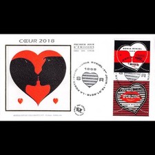 Fdc soie cœurs d'occasion  Crécy-la-Chapelle