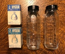 2 GARRAFAS DE VIDRO VINTAGE EVENFLO BABY 8 Oz. MAMILOS GRAVADOS E HIGIÊNICOS comprar usado  Enviando para Brazil