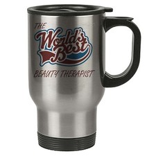 Il Worlds Best Beauty Terapista Termica Eco Tazza da Viaggio - Acciaio Inox comprar usado  Enviando para Brazil