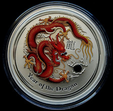 Lunar silbermünze drache gebraucht kaufen  Deutschland