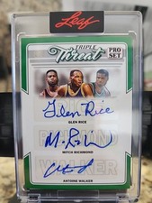 Usado, 2022 Leaf Pro Set GLEN ARROZ, MITCH RICHMOND, ANTOINE WALKER Verde 3/3 comprar usado Usado, 2022 Leaf Pro Set GLEN ARROZ, MITCH RICHMOND, ANTOINE WALKER Verde 3/3 comprar usado  Enviando para Brazil