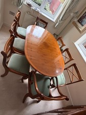Yew wood dining for sale  SLOUGH