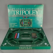 Vintage TRIPOLEY PLAYERS EDITION Jogo de Poker Rummy Hearts 1989 Cadaco Completo, usado comprar usado  Enviando para Brazil