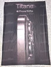  AFFICHE APPLE STORE BANNIÈRE POSTER IPHONE 15 PRO TITANE 2023 120X80CM #102 comprar usado  Enviando para Brazil