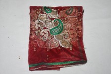 Cachecol de festa indiano paisley Dupatta bordado com miçangas tecido rede véu estola comprar usado  Enviando para Brazil