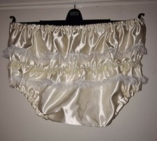 Satin ruffle frilly for sale  READING