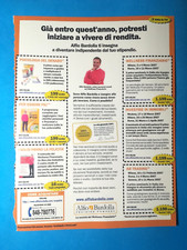 Clipping giornale pubblicita usato  Italia