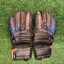 Luvas de futebol REUSCH ATTRAKT SG tamanho 8 goleiro azul laranja futbol  comprar usado  Enviando para Brazil