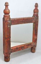 Decoração de parede de madeira antiga moldura de espelho original antiga feita à mão comprar usado Decoração de parede de madeira antiga moldura de espelho original antiga feita à mão comprar usado  Enviando para Brazil