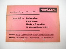 Holder 183 fräse gebraucht kaufen  Merseburg