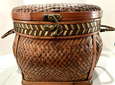 Basket chinese rattan for sale  Lakeside