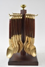 Vintage brass wooden for sale  NORTHAMPTON