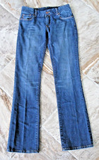 Jeans bootcut Seven 7 Premium stretch denim desbotado baixo 29" x 32.5" longo em excelente estado usado comprar usado  Enviando para Brazil