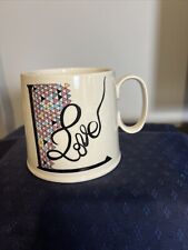 Anthropologie love mug for sale  Shipping to Ireland