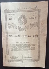 Libretto casse risparmio usato  Napoli