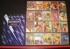 Conjunto educacional indústria de eletricidade 1942 - 1 álbum não usado e folha adesiva sem cortes comprar usado  Enviando para Brazil