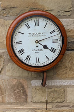 Antique station clock for sale  BISHOP AUCKLAND