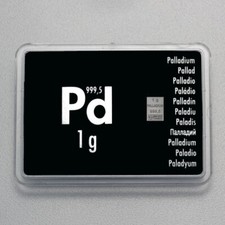 Palladiumbarren gramm esg gebraucht kaufen  Fürstenau