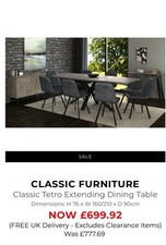 Concrete effect extendable for sale  MANCHESTER