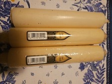 3 velas taco sem perfume 9"x11/2" x 7/8" base compatível com suporte de vela cônico padrão comprar usado  Enviando para Brazil