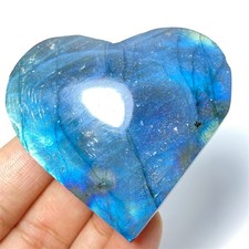 Usado, 91g cristal de quartzo labradorita azul natural cura reiki coração pedra E112 comprar usado  Enviando para Brazil