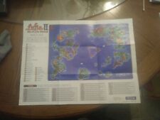 Autêntico mapa mundial Lufia II Rise Of The Sinistrals SNES somente (veja descrição). comprar usado  Enviando para Brazil