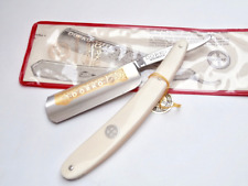 DORKO Rasiermesser SOLINGEN 7/8 XL White Straight Razor White Navalha afeitar, usado comprar usado  Enviando para Brazil