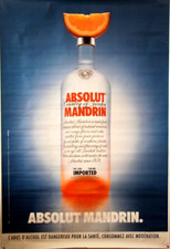 Absolut vodka affiche d'occasion  Wingles