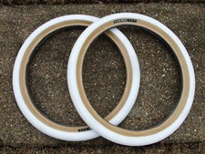 Um par de pneus Haro Lineage BMX estilo livre de alta pressão skinwall branco 20 x 2,2 comprar usado  Enviando para Brazil