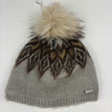 Chapéu de inverno Prana Puff Ball Beanie ilha justa pelúcia forrado de lã esqui neve ao ar livre comprar usado  Enviando para Brazil