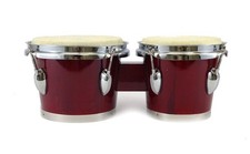 B-Stock Zenison Bongos 7"+8" Cor Madeira Vinho Tinto Conjunto de Bateria Dupla Percussão Latina comprar usado  Enviando para Brazil