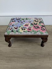 Vintage footstool pansies for sale  LOWESTOFT