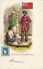 Cartão postal antigo LITHO (B47877) POSTES DE PC DO MUNDO, LA POSTE INDIES ANGLAISES comprar usado  Enviando para Brazil
