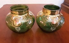 Pair decorative green for sale  ROTHERHAM