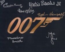 Usado, FOTO DO LOGOTIPO DE JAMES BOND 007 ASSINADA PESSOALMENTE POR 6 ATORES comprar usado  Enviando para Brazil