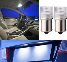 Fio dental LED BA15s R5W 1W branco duas lâmpadas placa de licença etiqueta luz de substituição original de fábrica, usado comprar usado  Enviando para Brazil