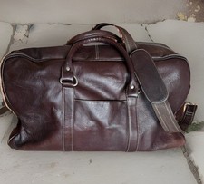 Usado, Bolsa de couro Latico CABIN DUFFLE marrom 12” H, 9” D, 21” L - couro granulado integral comprar usado  Enviando para Brazil