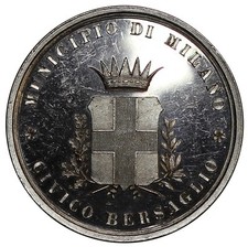 Medaglia premio civico usato  Italia
