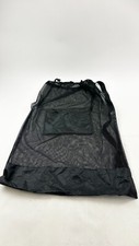 Bolsa de equipamentos esportivos unissex adulta preta malha alça de ombro cordão com bolso comprar usado  Enviando para Brazil