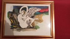 Guttuso splendida litografia usato  Roma