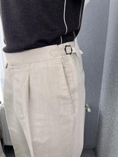 Suitsupply linen trousers for sale  STOCKPORT