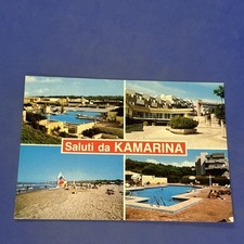 Saluti kamarina cartolina usato  Bari