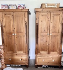 Antique pine wardrobes for sale  WAKEFIELD