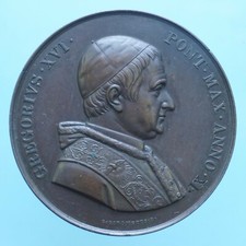 Gregorio xvi medaglia usato  Firenze