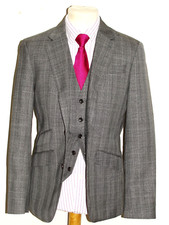 Usado, TERNO DE LÃ BERNARD FEATHERILL SAVILE ROW LONDRES 3 PEÇAS 38S W30" L29" comprar usado  Enviando para Brazil
